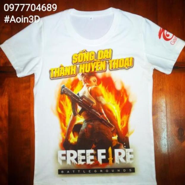 HOT - เสื้อ Free Fire Garena - FF2 Aoin3D เสื้อสุดเท่