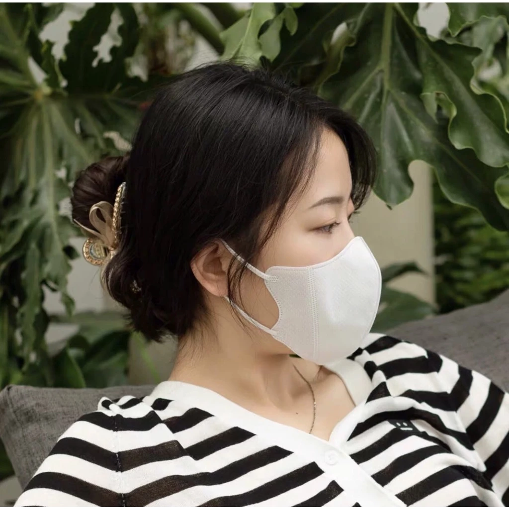 3D mask 1เเพ็ค 10ชิ้น หน้ากากอนามัยป้องกันแบคทีเรียทรงกระชับหน้า แบบบาง1ชั้น thumbnail 7