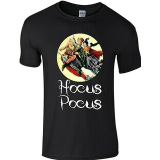 เสื้อยืดผ้าฝ้ายพิมพ์ลายขายดี เสื้อยืด พิมพ์ลาย Hocus Pocus Sanderson Sisters สไตล์ฮาโลวีน สําหรับเด็กผู้ชาย