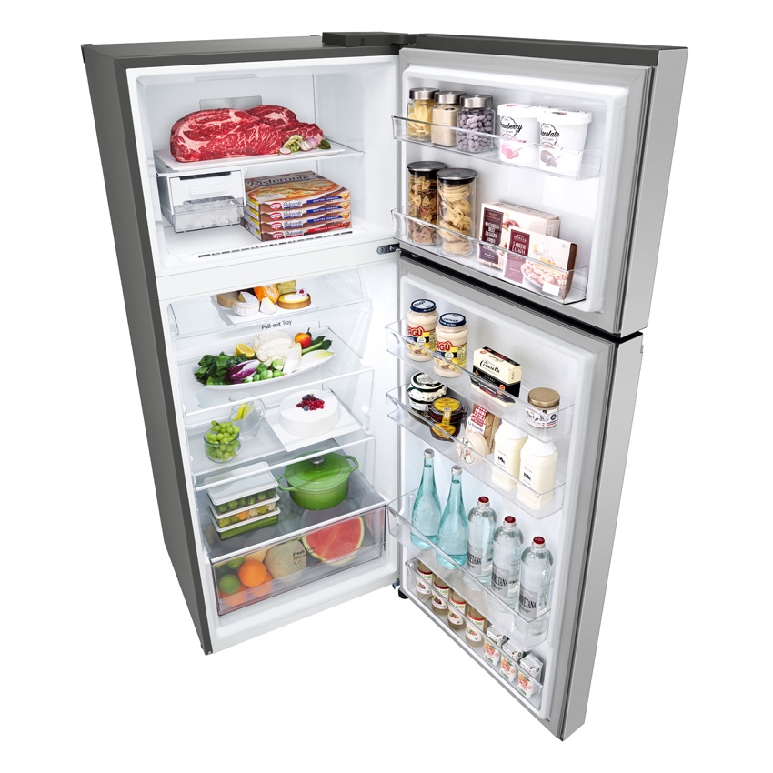 LG แอลจี ตู้เย็น 2 ประตู ขนาด 13.9 คิว รุ่น GN-B392PLGK.APZPLMT Silver (สีเงิน)