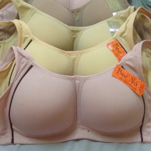 Bee na เสื้อในสปอร์ต ไร้โครงฟองบาง คัพ B-C เต้าเล็ก 34-44