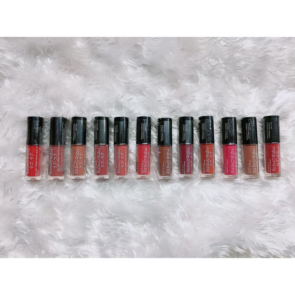 💋💄ลิปมินิราบุ ราบุ RABU RABU สีสวยติดทน💄💋 มีของพร้อมส่ง