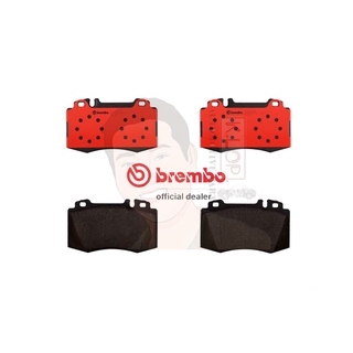 P50 053C ผ้าเบรก-F-แท้ BREMBO รุ่น Ceramic : BENZ SL-Class (R230) 280 300 350 500 01-12 การันตีคุณภาพมาตรฐานโดย " เค...