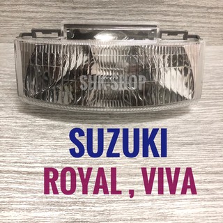 ชุดไฟหน้า SUZUKI Royal , VIVA  ซูซูกิ รอยอล , วีว่า 2000-418-00 ไฟหน้า มอเตอร์ไซค์