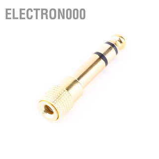 Electron000 3.5 มม. Female To 6.5 มม. Male อะแดปเตอร์แจ็คเสียงหูฟังสเตอริโอ