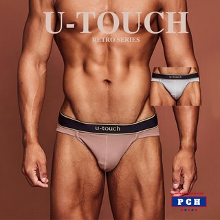 U-TOUCH | Gentleman Series กางเกงในชาย ผ้านุ่มมาก ใส่สบาย Crossover Brief บิกินีชาย ชุดชั้นในชาย Bikini Tanga Jockstrap