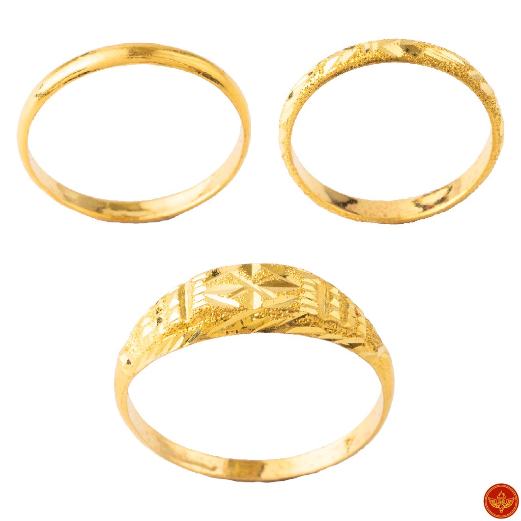 [ทองคำแท้] LSW แหวนทองคำแท้ 1 กรัม ราคาพิเศษ (FLASH SALE 2)