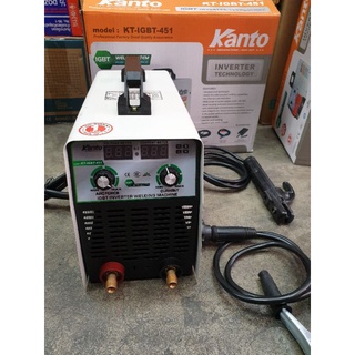 kanto#ตู้เชื่อมอินเวอร์เตอร์ยี่ห้อkanto#รุ่นKT-IGBT451#กระแสไฟ450a#สามารถเชื่อมธูปได้ขนาด2.6-4.0mmเชื่อมง่าย