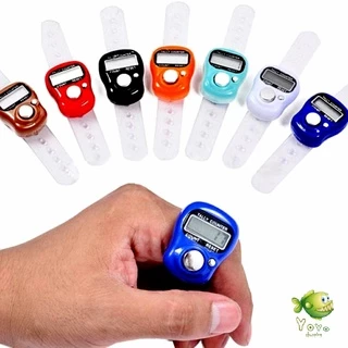 YOYO เครื่องนับดิจิตอลแบบมีไฟ สวมนิ้ว นับก้าว นับรอบการวิ่ง digital counter