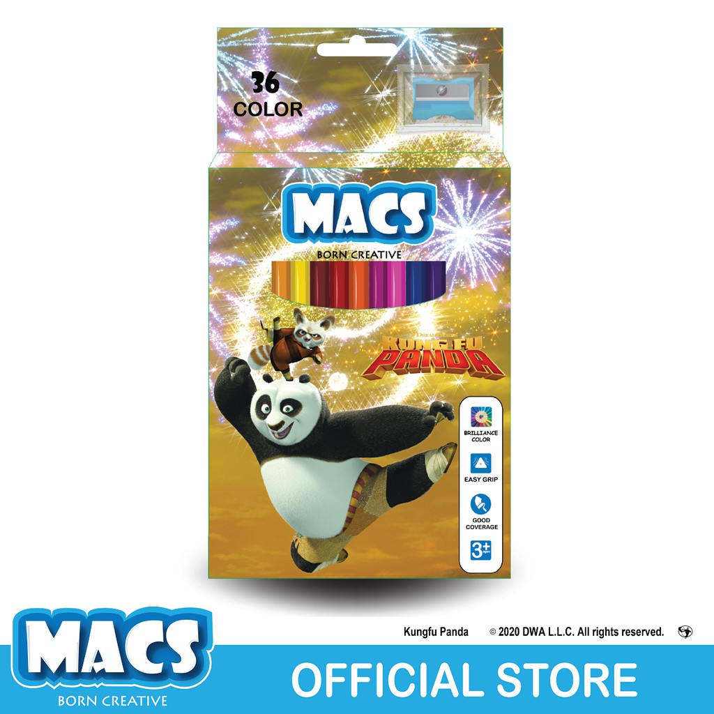 Macs Kung Fu Panda Coloring Pencil 36 สี