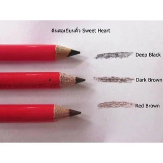 ♦️ของแท้·ส่งด่วน·ถูก♦️Sweet Heart Eyebrow & Eyeliner Pencil : สวีทฮาร์ท ดินสอเขียนคิ้ว ขอบตา กบเหลา x 1 ชิ้น dayse