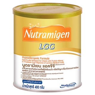 🔥The Best!! นูตรามีเยน นมผงสูตรพิเศษ 400กรัม Nutramigen LGG 400g