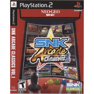 แผ่นเกมส์ SNK Arcade Classics Vol.1 PS2 Playstation 2 คุณภาพสูง ราคาถูก