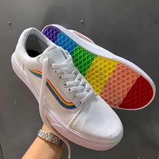 รองเท้าผ้าใบ Vans old skool Rainbow พร้อมกล่อง