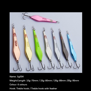 1pc Micro Metal Jig (10g,15g,20g,25g) Charm Fox Fishing Lures Sinking Bait