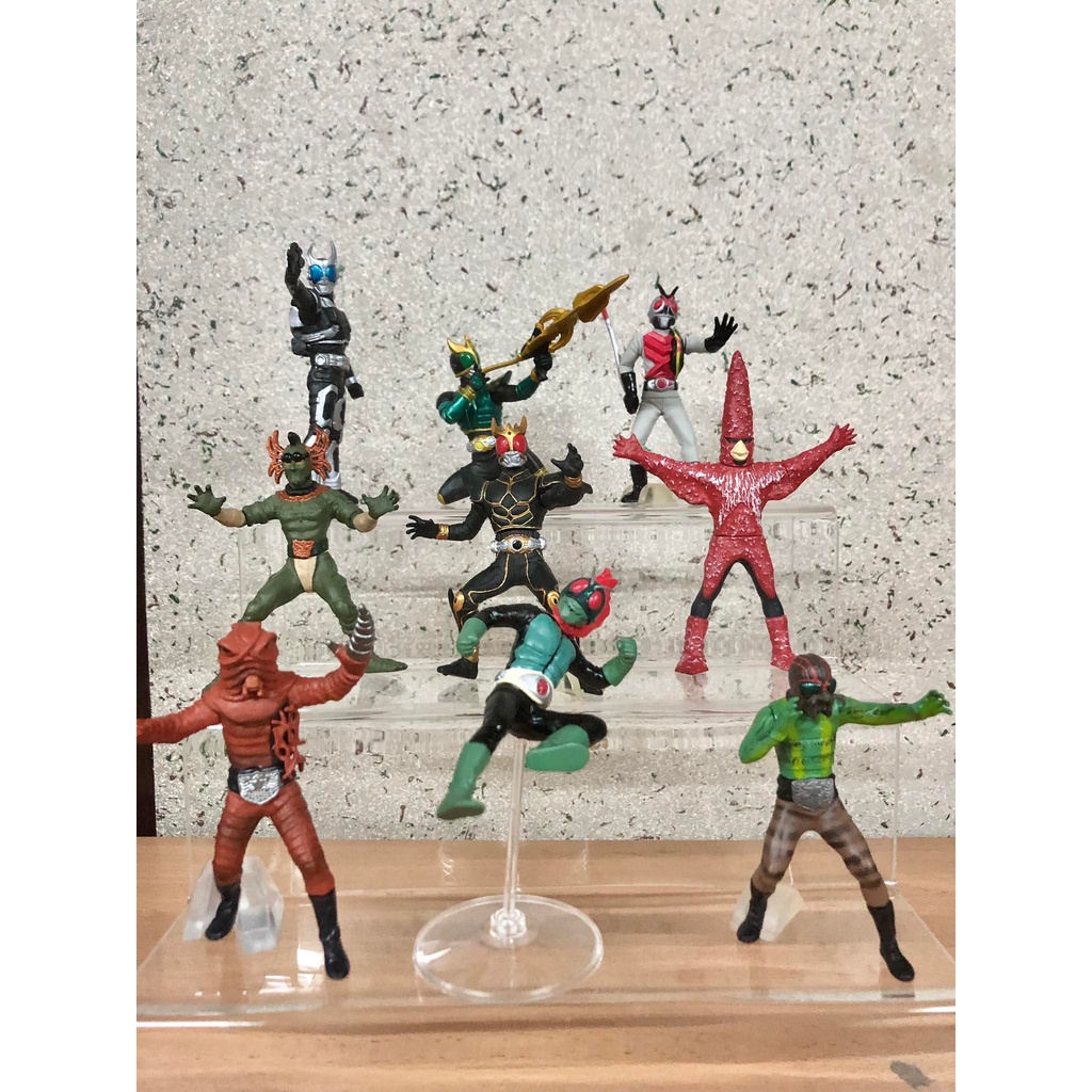 Kamen rider โมเดล มาสไรเดอร์ คูกะ กาชาปอง Agito Kuuga Gashapon Heisei and Showa Set