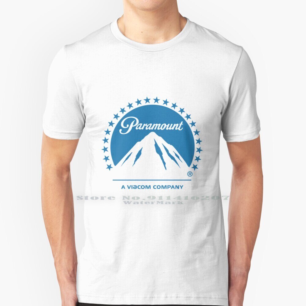 โลโก้ Paramount T เสื้อผ้าฝ้ายแท้ 100% Paramount รูปภาพโลโก้ Paramount รูปภาพ Paramount รูปภาพโลโก้