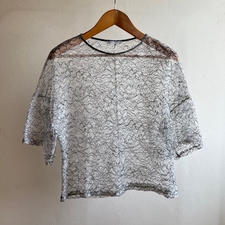 เสื้อเชิ้ต Zara Lace Shirt