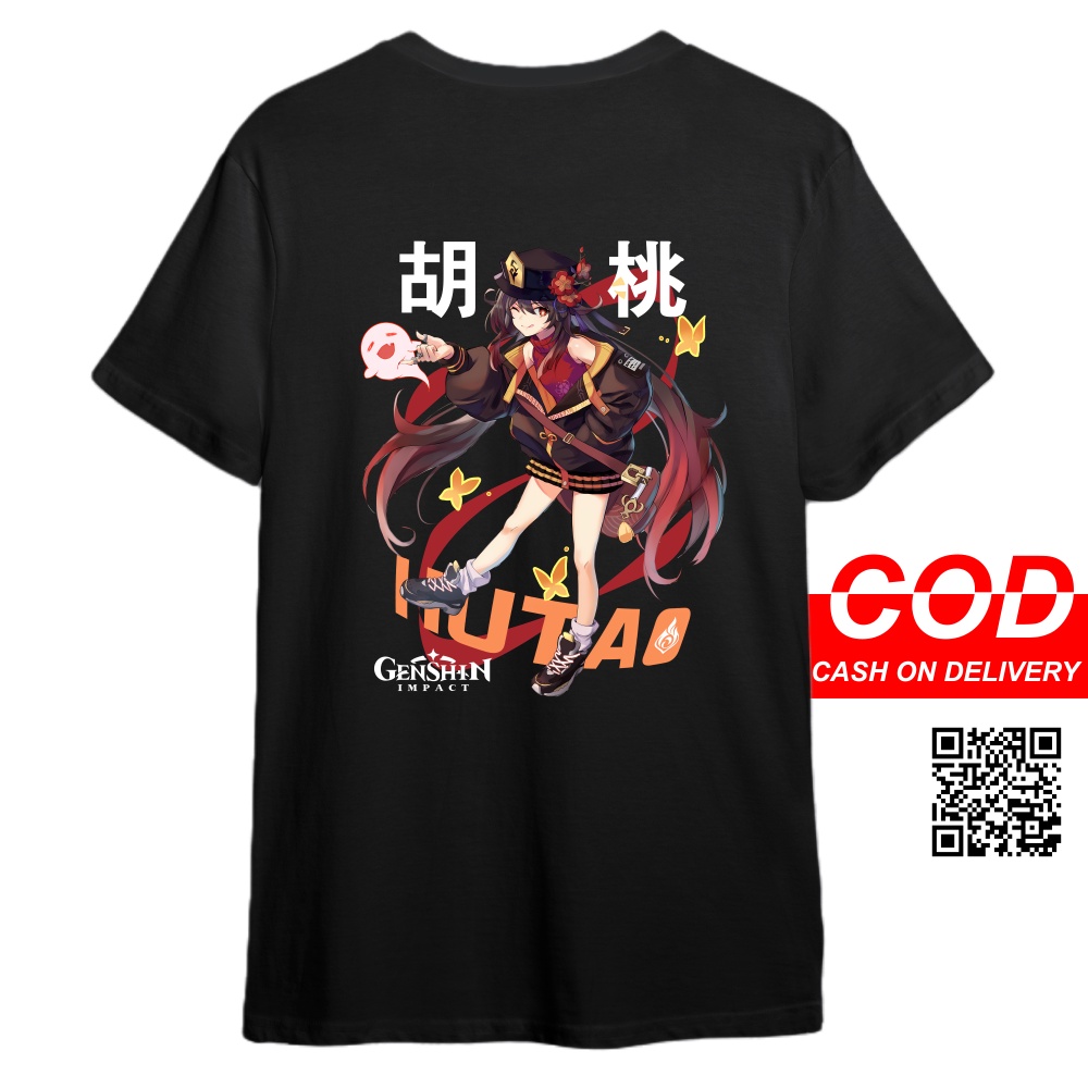 เสื้อยืด HU TAO GENSHIN IMPACT - เสื้อยืด DISTRO ของผู้ชายและผู้หญิง GENSHIN HU TAO ILY ANIME & GAME