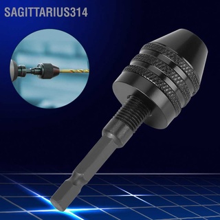 Sagittarius314 อะแดปเตอร์หัวจับคอลเล็ต แกนหกเหลี่ยม 1/4 นิ้ว ความจุ 0.8‐8 มม. สําหรับสว่านไขควงไฟฟ้า