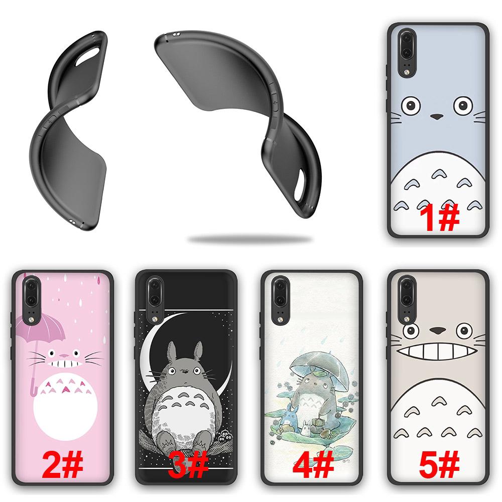 Totoro Anime Huawei P10 P20 P30 Lite Pro Y6 Y7 Prime 2018 Y9 2019 Soft Silicone TPU Case Cover