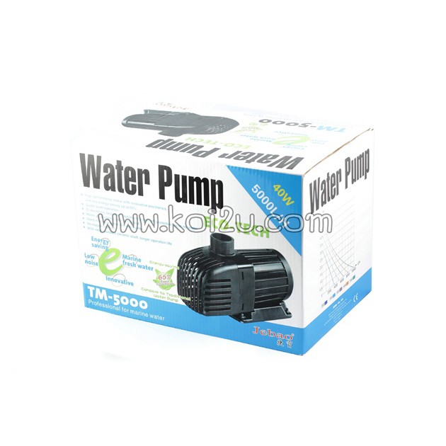 ปั้มน้ำ eco jebao     เป็นปั้มน้ำที่ถูกออกแบบและพัฒนาขึ้นมาสำหรับบ่อปลาได้เป็นอย่างดีซึ่งมี อัตราการ