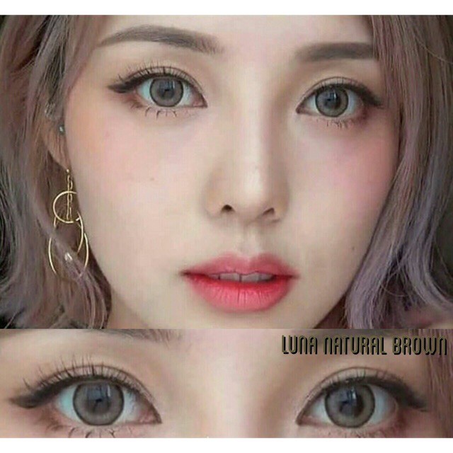 คอนแทคเลนส์🌈Luna Natural🌈 Brown[Almond] / Cocao (Gaezz Secret) ขนาดมินิ💖