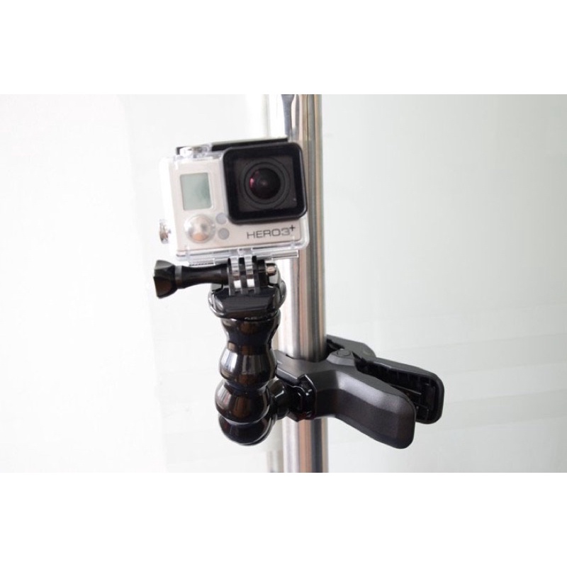 Jaws Flex Clamp Mount ที่ยึด สำหรับ กล้องโกโปร กล้องแอคชั่น แบบปรับคอได้ ตัวหนีบ พร้อม กระดูกงู for Gopro, Action camera