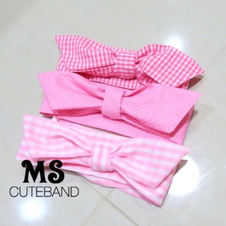 HAIRBAND : Pink tone ผ้าผูกผม