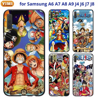 เคส SAMSUNG A22 A42 A50 A30S A50S A20S A21S J4+ J6+ J7+ J7 Prime Pro 2018 มือถือสำหรับเคสโทรศัพท์มือถือลายการ์ตูน Onepiece สําหรับ