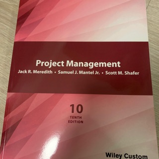 ขายหนังสือ Project Management A Managerial Approach 10 e Wiley custom