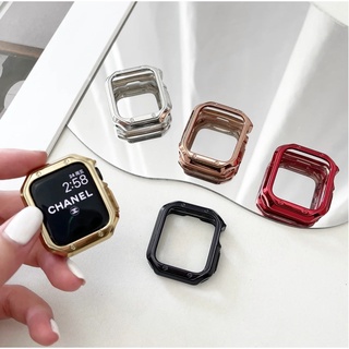 เคส Apple Watch Case iWatch Series 7 6 5 4 3 2 size 38mm 40mm 42mm 44mm เคส applewatch 7 Apple Watch 6 Case Plated Soft Armor Case