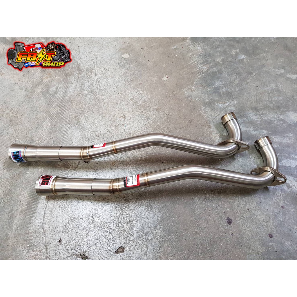 คอท่อเลส W125 R/S/บังลม 25มิล-28มิล-32มิล มิล