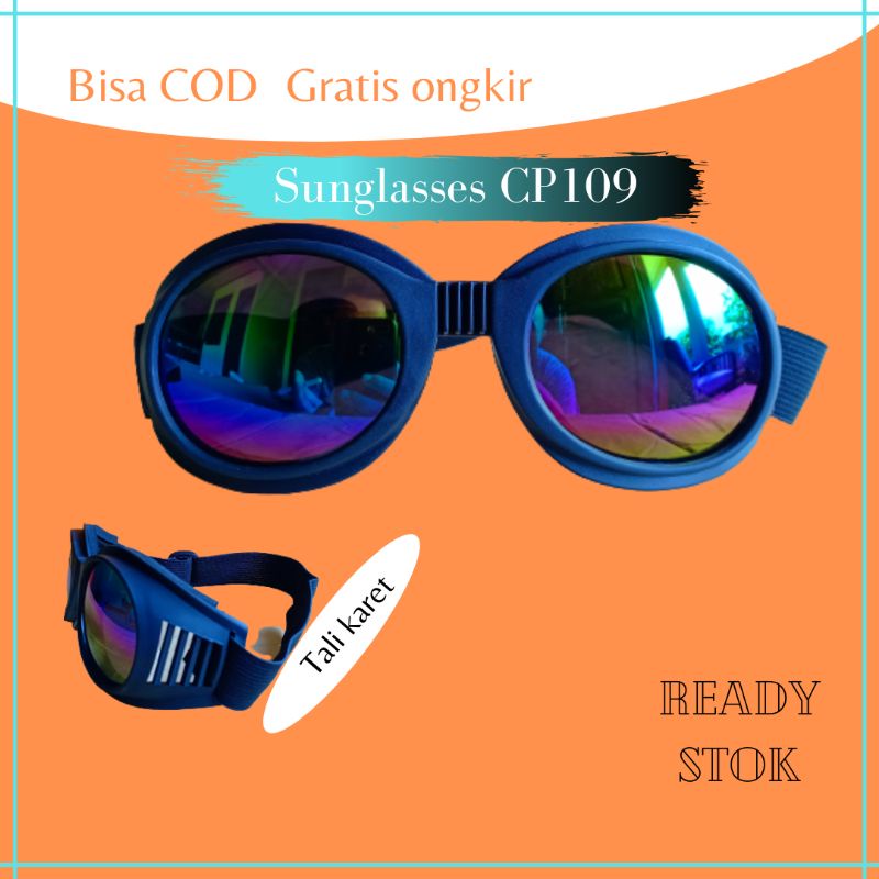 CP109 แว่นกันแดดสายยางแว่นกันแดด Google Glasses