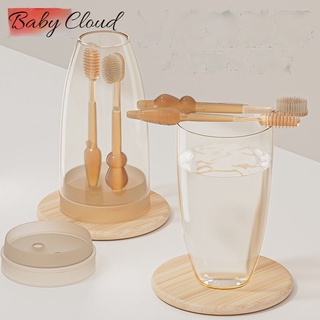 【Baby Cloud】 แปรงสีฟันเด็กซิลิโคนทารกช่องปากแปรงฟันผลัดใบทำความสะอาดช่องปากทารก 0-18 เดือนทารกแรกเกิด brush028