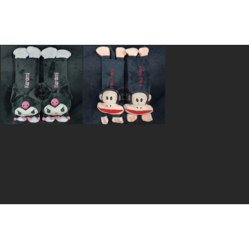(2ชิ้น) หุ้มเบลท์ผ้านิ่ม หุ้มเข็มขัดนิรภัย ที่ใส่สายคาดเบลท์ ลายการ์ตูน ราคา ถูกที่สุด ดีลบีเคเค แกลเลอรีภาพที่ 6