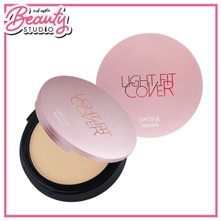 (แท้100%) USTAR Angie Idol Light Fit Cover Compact Foundation แป้งกระจายแสง ปกปิดสูง เนื้อนุ่มลื่น