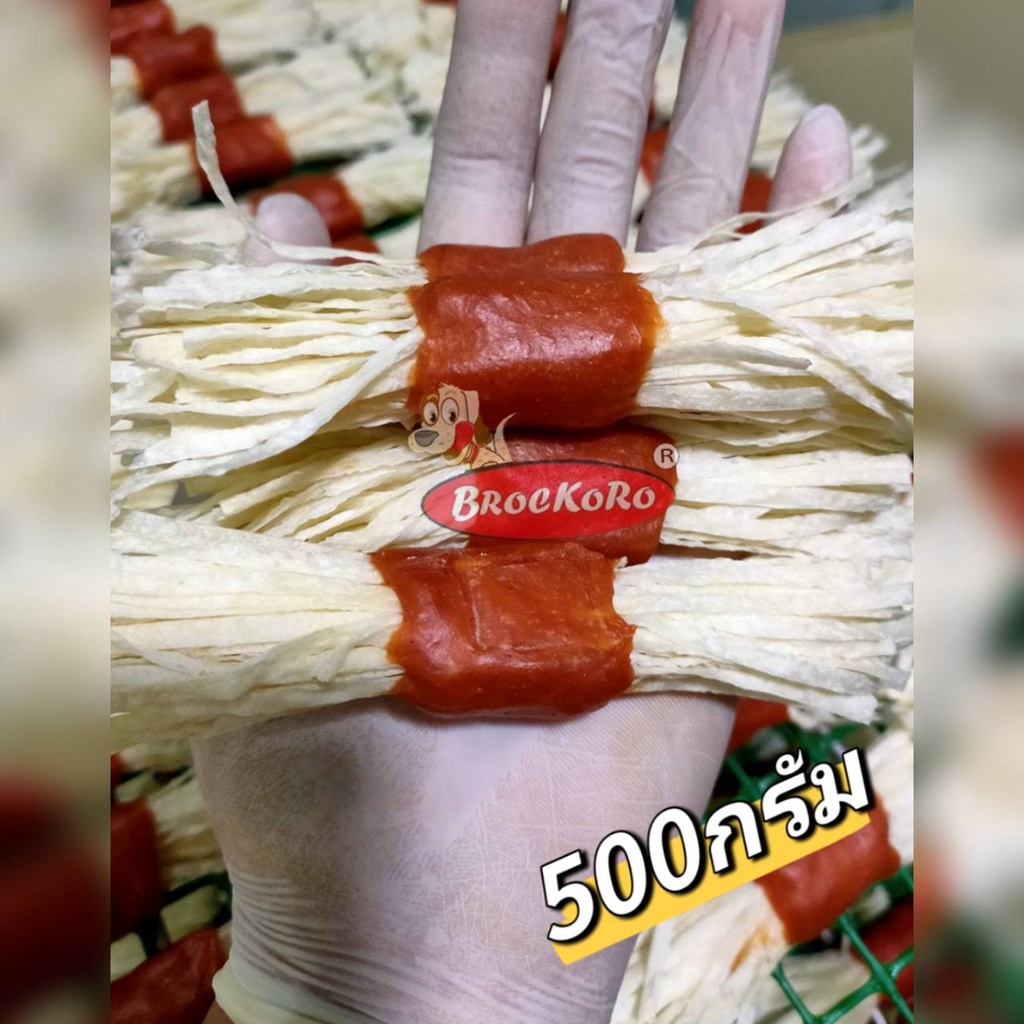 Brockoro ﻿ไก่พันทาโร่เส้นเล็กยาว แพ็ค 400 กรัม