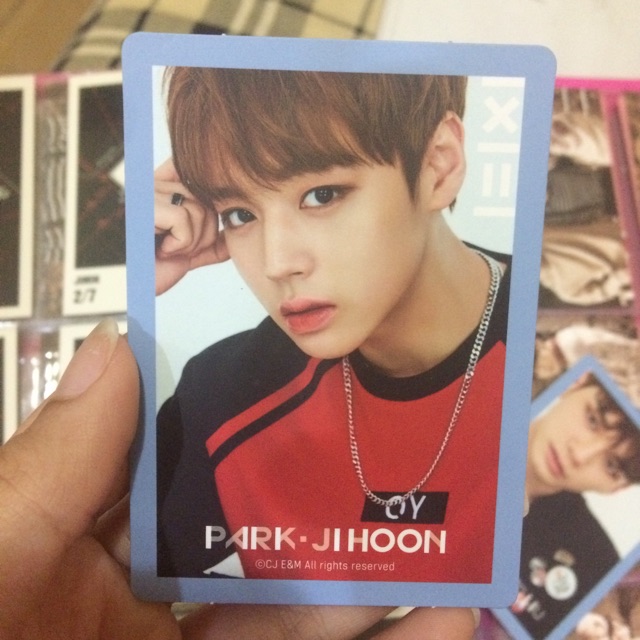 Wanna ONE ALBUM WANNAONE PARK JIHOON PHOTCARD TO BE ONE SKY VER