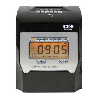 นาฬิกาตอกบัตร หน้าปัทม์แบบดิจิตอลขนาดใหญ่ HIC HTR-3200