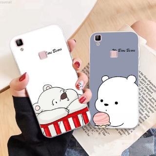 เคสโทรศัพท์ซิลิโคนพิมพ์ลายหมีแบบนิ่ม vivo v 3 max v 5 s v 5 lite x 9x9 s v 7 v 9 y 85x20x21x23 plus