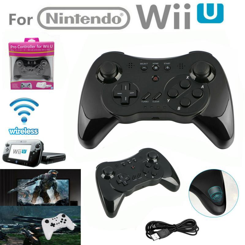 New Classic Dual Bluetooth Gamepad Wireless Remote Controller Usb U Pro Game Gaming Gamepad For Wii U Gamepads Shopee Thailand