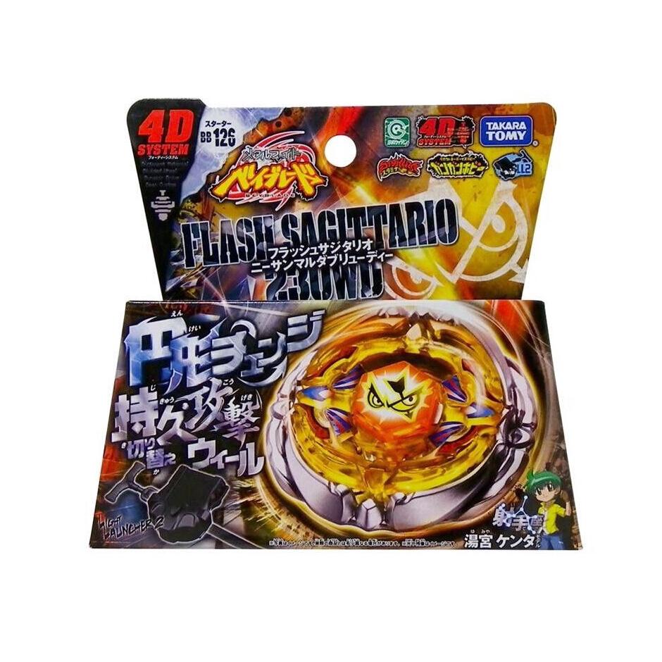 Takara Tomy Japanese Beyblade Metal Fight BB126 Flash Sagittario 230WD+LAUNCHER