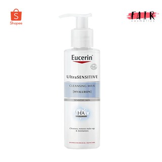 Eucerin UltraSensitive Cleansing Milk [200 ml.] ผลิตภัณฑ์ทำความสะอาดผิวหน้า