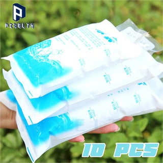 PIXELTH (10 ชิ้น) ถุงเก็บความเย็นแบบใส่น้ำ ice pack ice gel ไอซ์แพค เจลเย็น น้ำแข็ง เจลเก็บความเย็น