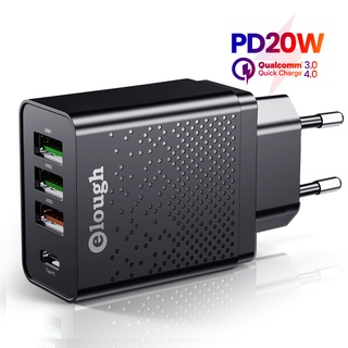 Twitch 20w 3U+PD USB อะแดปเตอร์ชาร์จ 3.0 Type C PD แบบชาร์จเร็ว