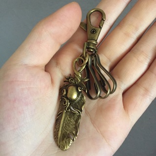 Key Chain Feather พวงกุญแจขนนก