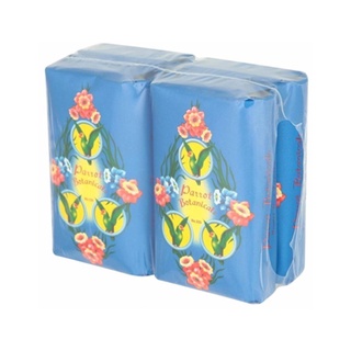 🔥ลดตาแตก🤩!! PARROT พฤกษาสบู่นกแก้วกลิ่นไม้หอม105ก.x4 สีฟ้า 🚚พร้อมส่ง!! 💨
