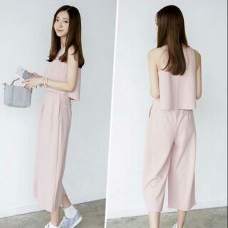 SET Sleeveless + trouser 
เซตเสื้อกล้าม + กางเกง