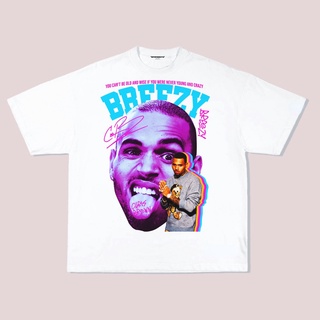 เสื้อยืดสีขาวเสื้อยืดสําหรับผู้ชาย♤R.BREEZY NEON เสื้อเชิ้ตวินเทจ BOOTLEG ขนาดใหญ่/ เสื้อผ้า /เสื้อยืดท้องถิ N?]S-4XL